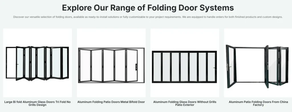 الأبواب القابلة للطي مقابل الأبواب المنزلقة: الدليل الكامل للتكلفة والهندسة (2026) 1 مجموعة أبواب هوتيان القابلة للطي