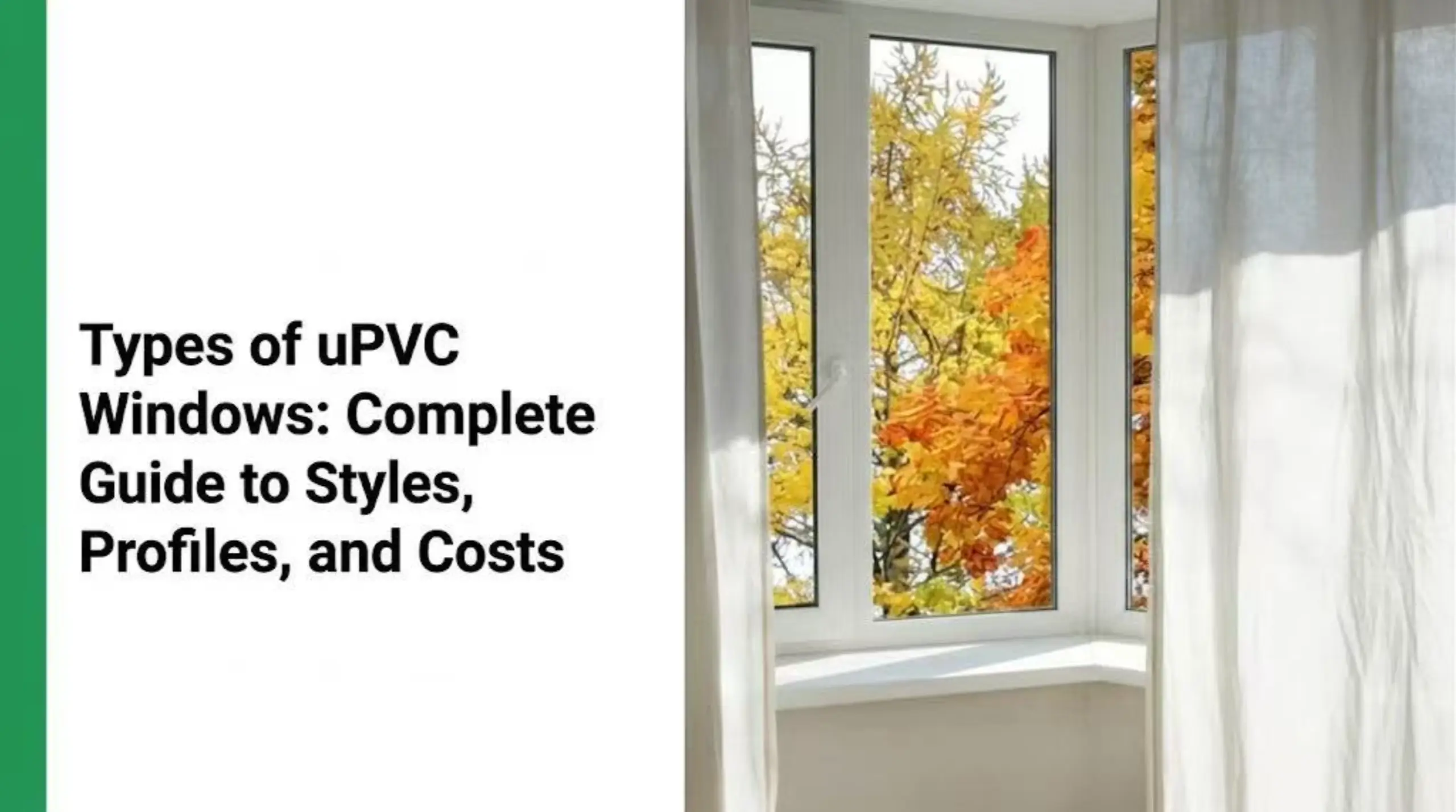 types of upvc windows