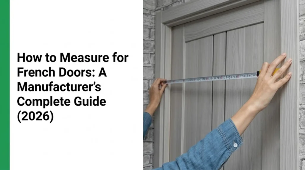 how to measure for french doors