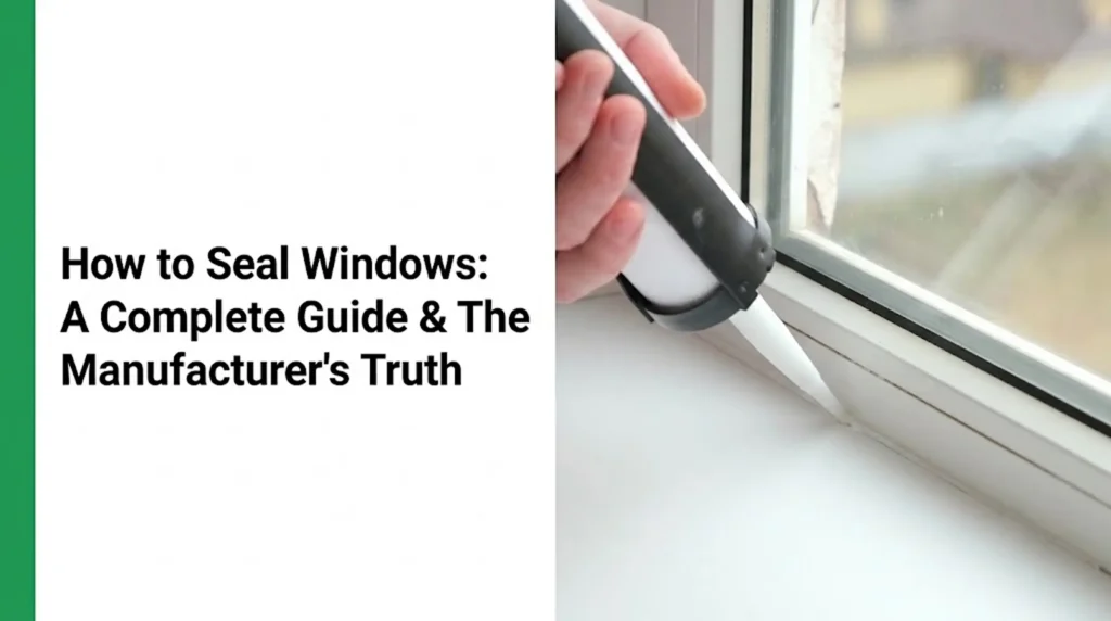 how to seal windows