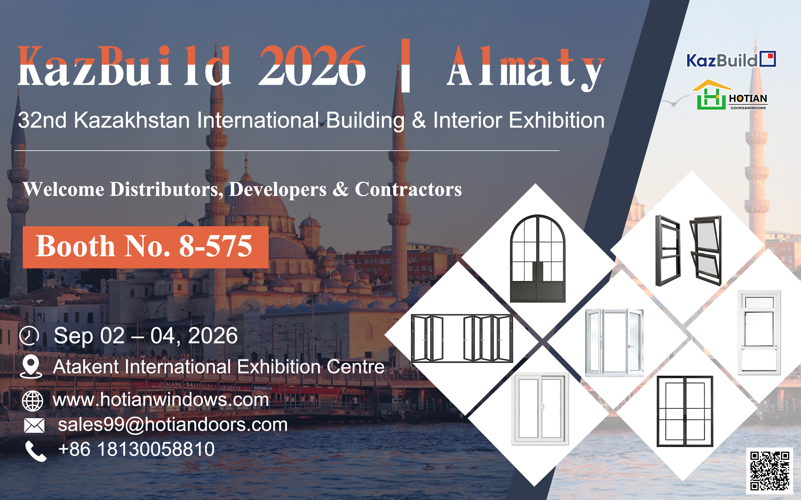 Maximize Project Margins: Meet Hotian at KazBuild 2026 1 Hotian at KazBuild 2026 Exhibition
