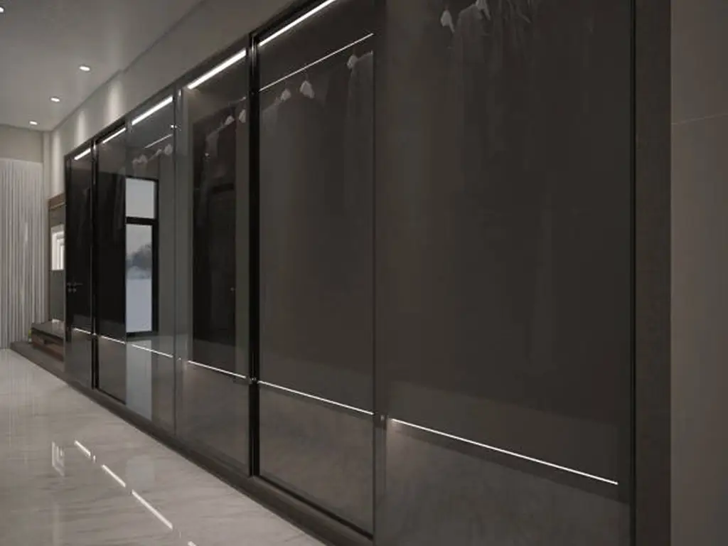 mirrored sliding doors