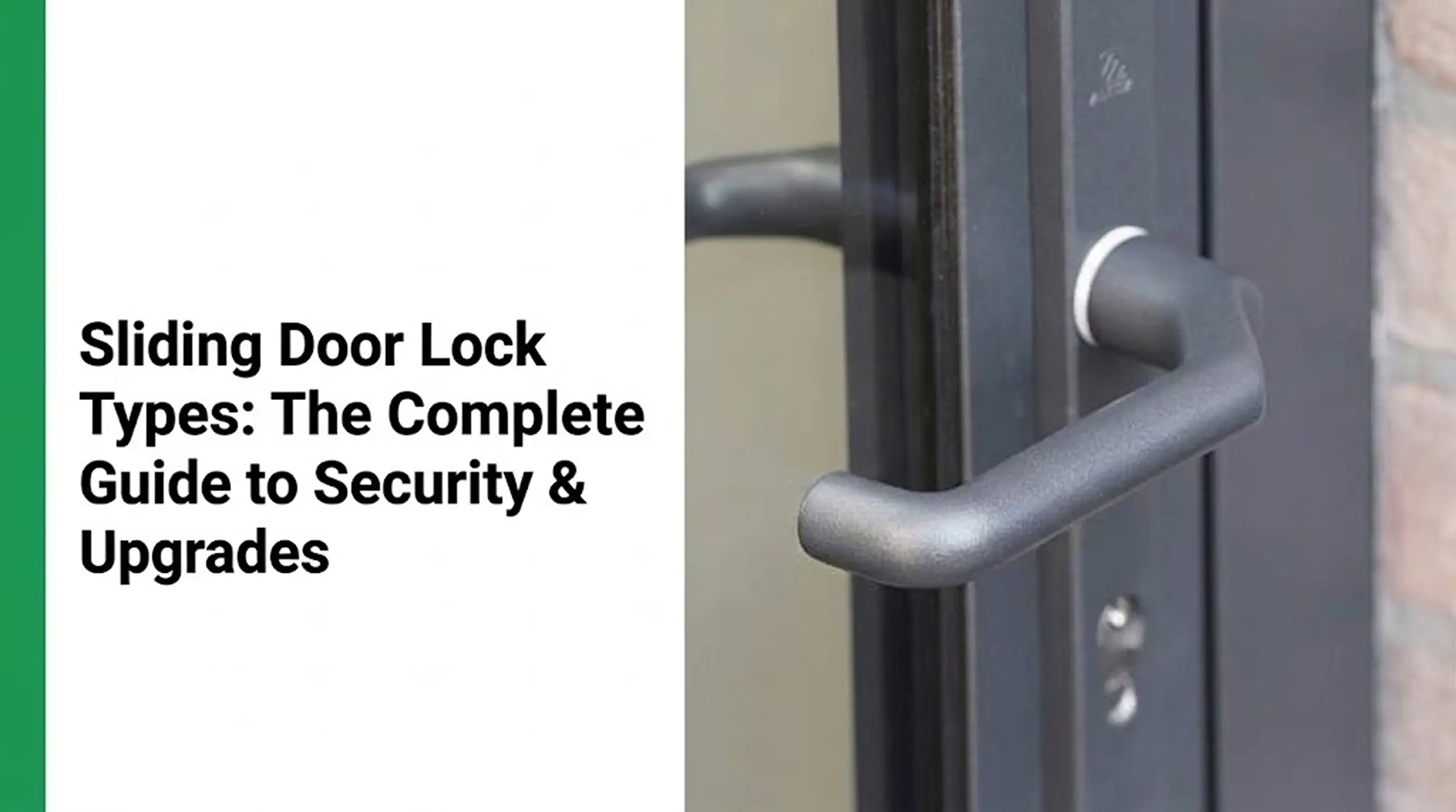 sliding door lock types