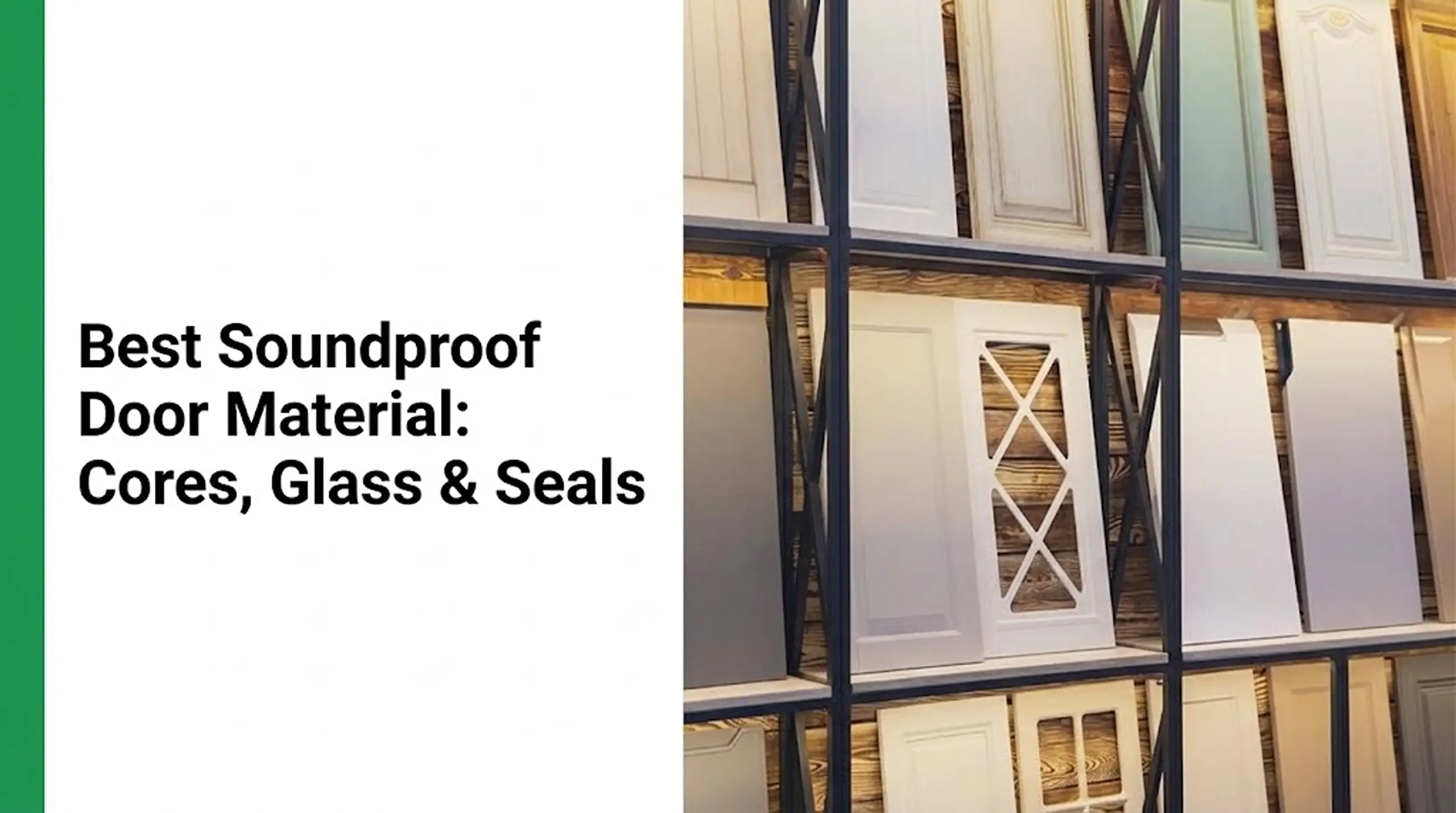 soundproof door material