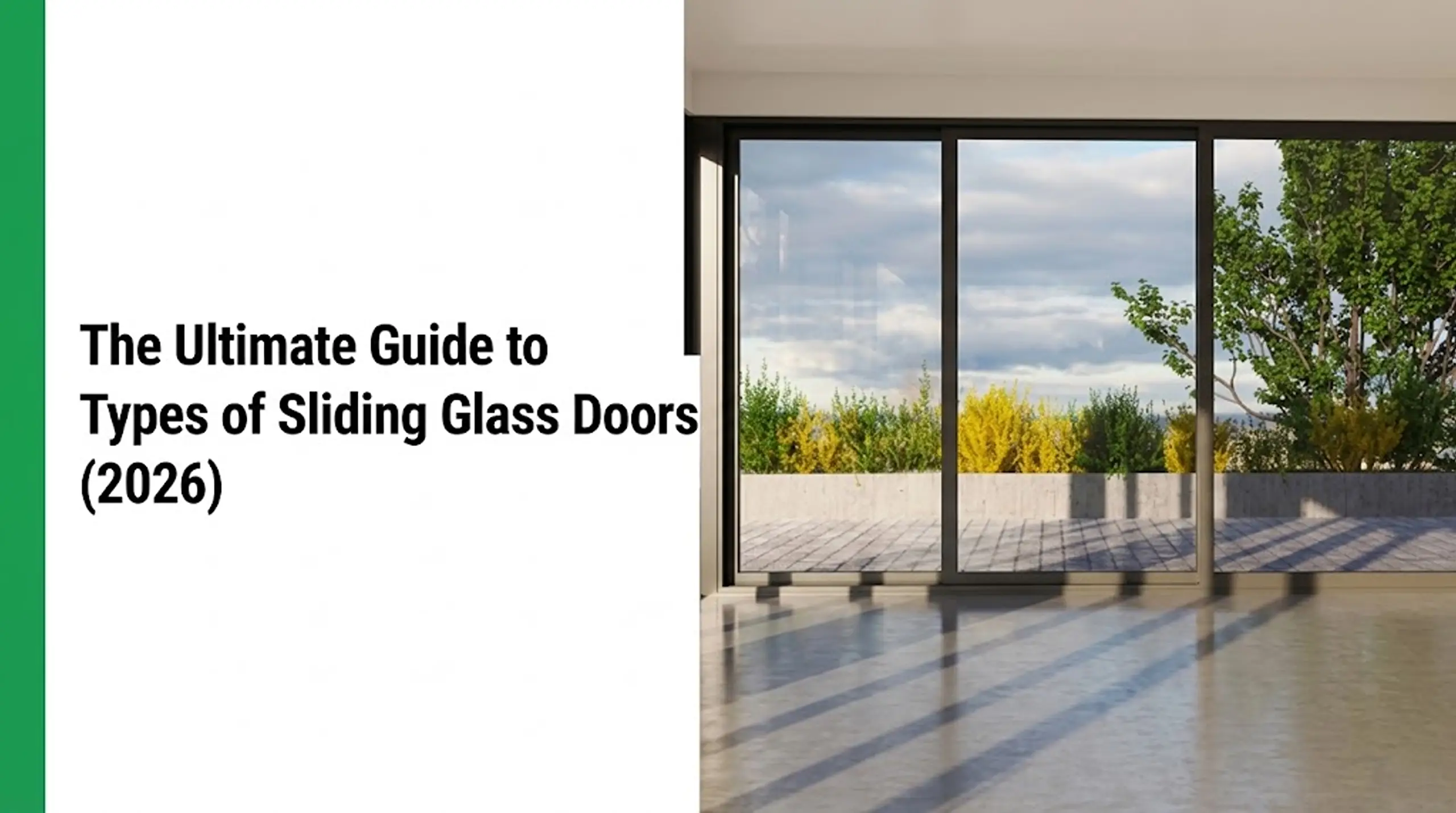 types of sliding glass doors