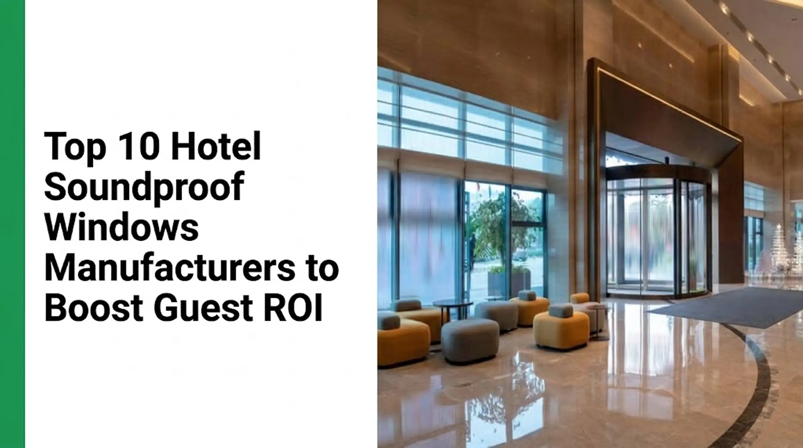 hotel soundproof windows manufacturers