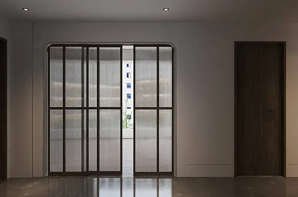 2026 Balcony Sliding Doors Design Guide: 10 Stunning Ideas & Ultimate Buying Tips 6 textured glass doors